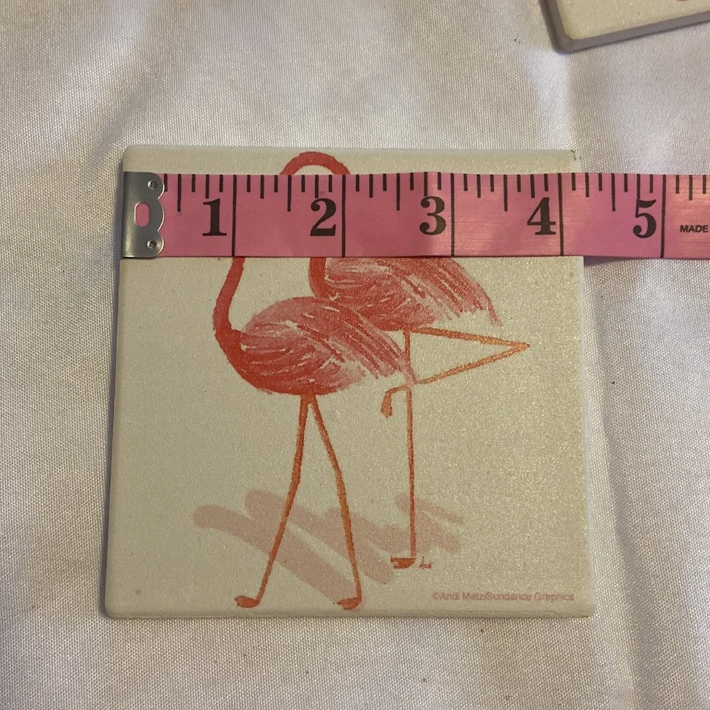 Andy Metz/ Sundance Graphics flamingo coasters